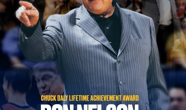 老尼尔森荣获查克-戴利终身成就奖 执教胜场历史第二