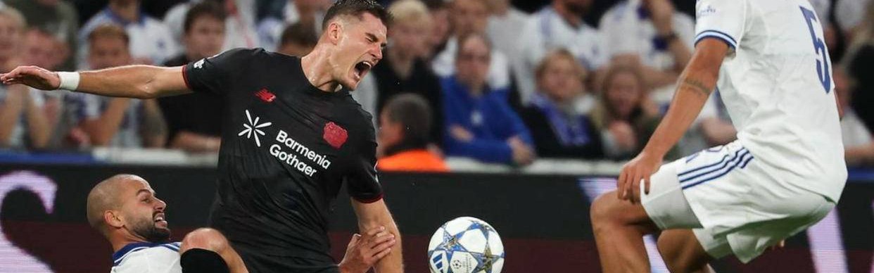 欧冠首轮惊险战平！勒沃库森补时乌龙逆转，德甲劲旅掉链子