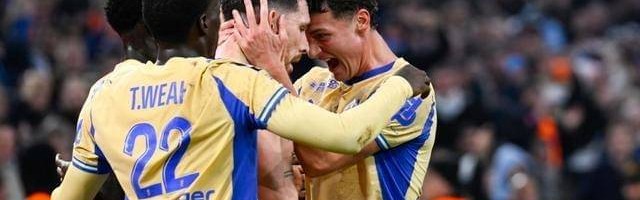 法甲最新积分战报：马赛被绝平，巴黎爆大冷，欧塞尔9场不胜