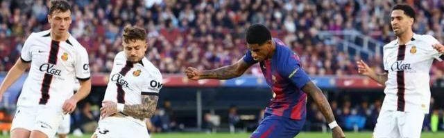 西甲第23轮：巴塞罗那主场3-0完胜马洛卡，积分升至58分领跑联赛