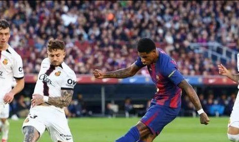 西甲第23轮：巴塞罗那主场3-0完胜马洛卡，积分升至58分领跑联赛