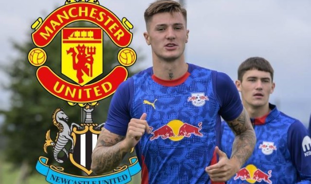 德天空：纽卡代表在莱比锡等着，若曼联谈崩将马上对塞斯科出手