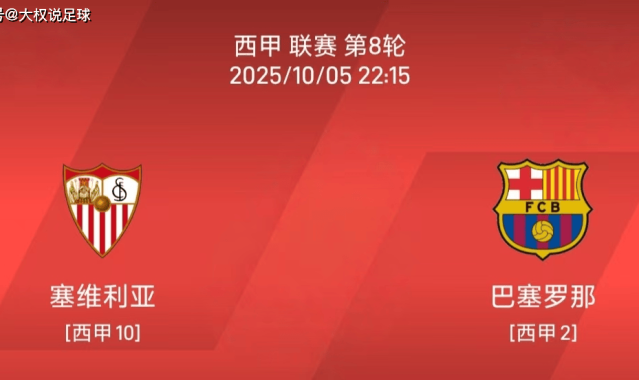 10.5西甲：塞维利亚vs巴塞罗那比赛分析