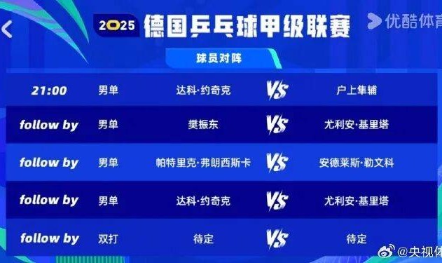 樊振东全运会后德甲首秀获胜