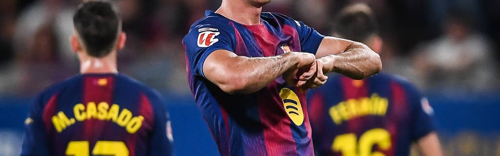 2-1！亚马尔导演逆转好戏！莱万打进职业生涯第700球 巴萨登顶西甲