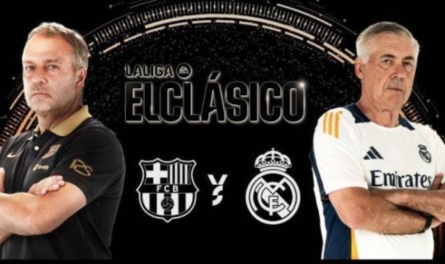 西甲联赛最新战报，半场比赛皇马2-4巴萨，姆巴佩两球成背景