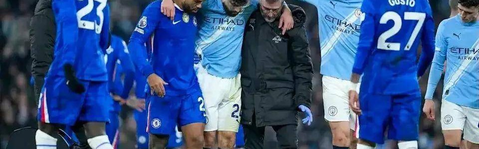 2大王牌同时报废！曼城后防崩盘惊现1条裂缝，瓜帅绝望了